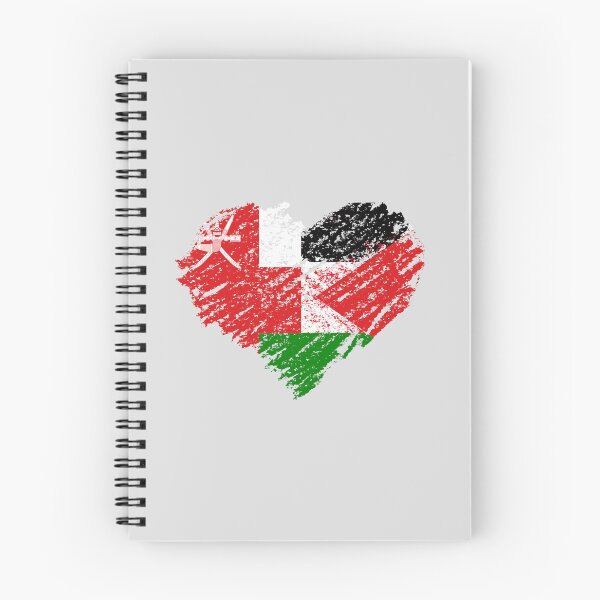 Item preview, Oman Palestine Heart flag Scribble designed and sold by Mo5tar.