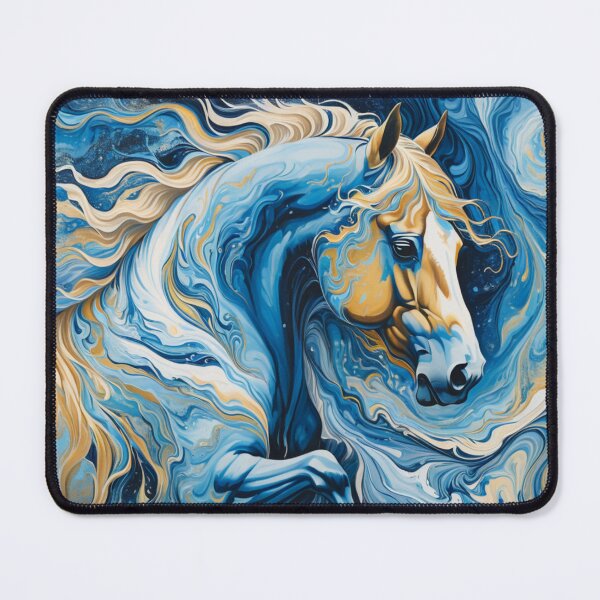 Item preview, Galope celestial: la danza del azul y el oro designed and sold by custom-concepts.