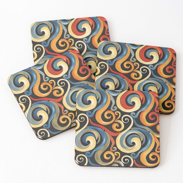 Item preview, New Zealand Māori Paua Pattern Koru Design 93 designed and sold by GrinGalore.