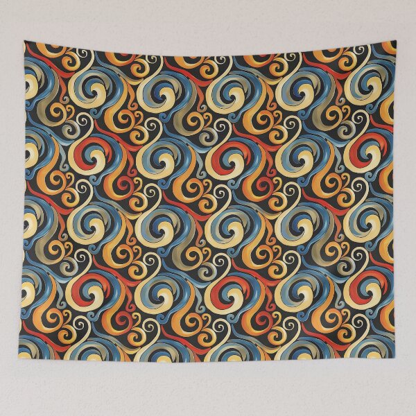 Item preview, New Zealand Māori Paua Pattern Koru Design 93 designed and sold by GrinGalore.