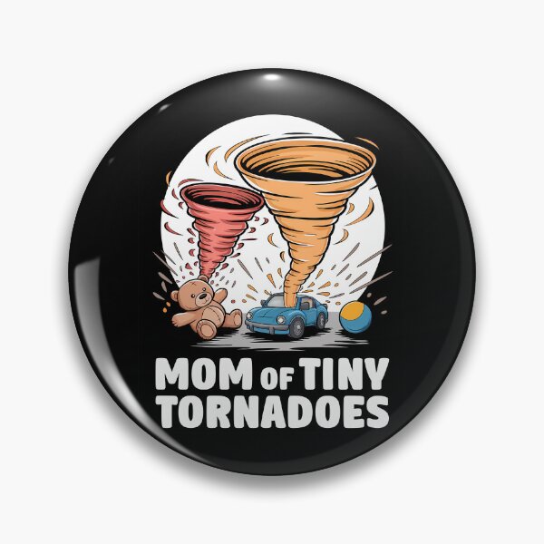 Item preview, Mom of Tiny Tornadoes Chaos Kids Funny Mom Design designed and sold by Infinitee8hirts.