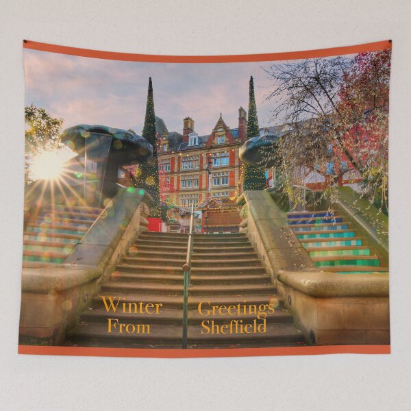 Item preview, Winter Greetings From Sheffield  designed and sold by Alisonchambers2.