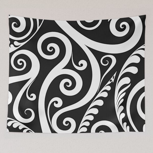 Item preview, New Zealand Māori Paua Pattern Koru Design 94 designed and sold by GrinGalore.