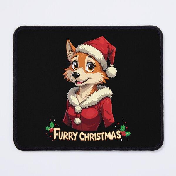 Item preview, Furry Christmas. Anthro Cat Female in Christmas Suit. designed and sold by twisted-dot.