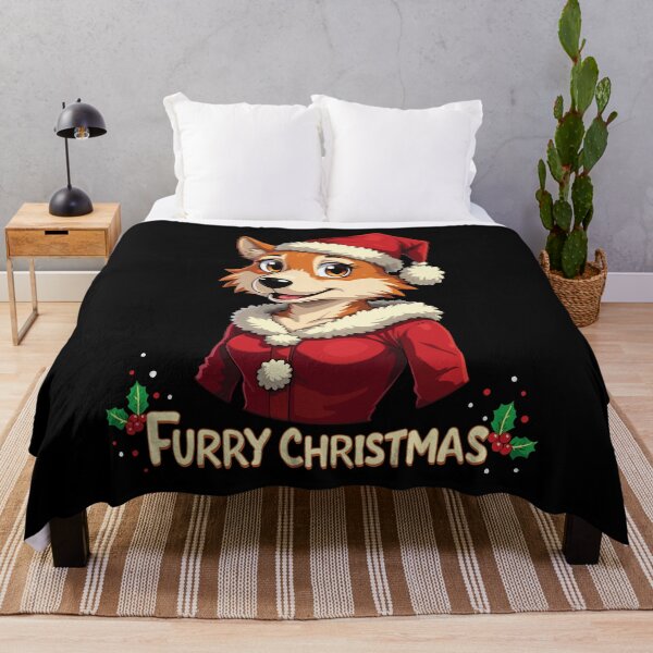 Item preview, Furry Christmas. Anthro Cat Female in Christmas Suit. designed and sold by twisted-dot.