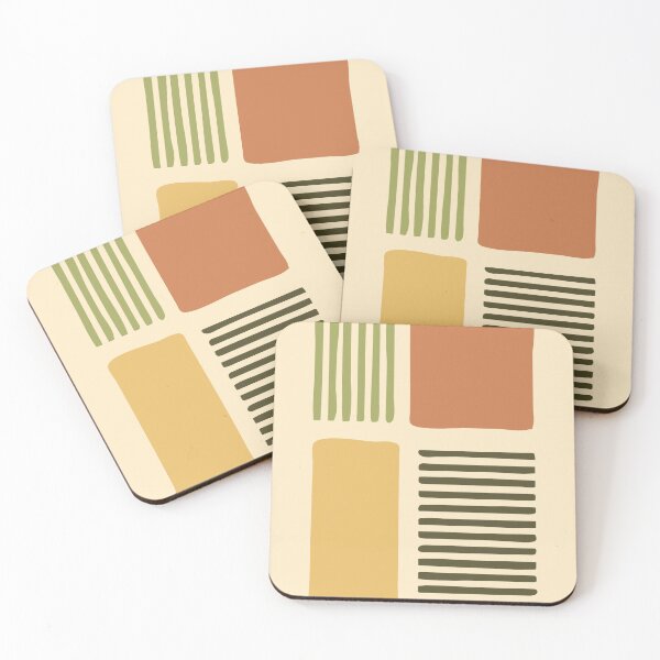 Item preview, Minimalist Abstract Geometric Art – Retro Shapes and Lines designed and sold by CoreMinimal.