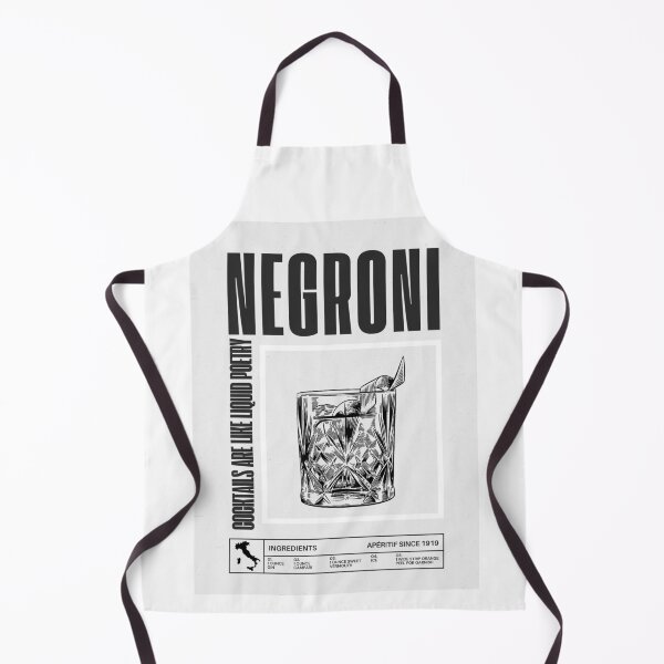 Item preview, Black and White Modern Negroni Cocktail designed and sold by MurellosArt.