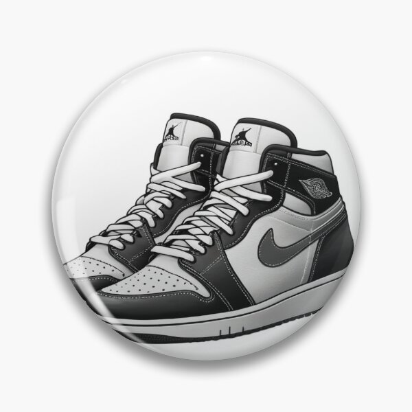 Item preview, Black and White High-Top Sneaker Art with Pen for Scale designed and sold by PRIME4YOU.