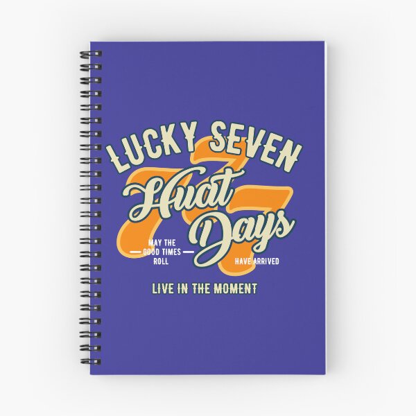 Item preview, Lucky Seven - Chinese New Year - Huat Days - Live In the Moment designed and sold by The magic  Yellow bus.