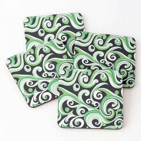 Artikelvorschau, Neuseeland Māori Paua Muster Koru Design 100 entworfen und verkauft von GrinGalore.