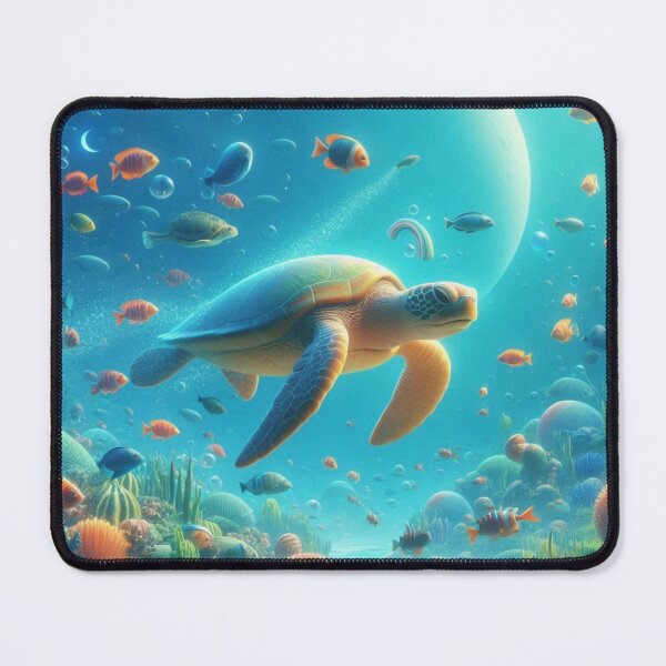 Item preview, Colorful Underwater Scene with Sea Turtle and Fish designed and sold by choder61.