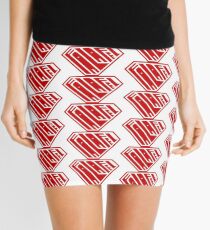 Falafel SuperEmpowered (Red) Mini Skirt