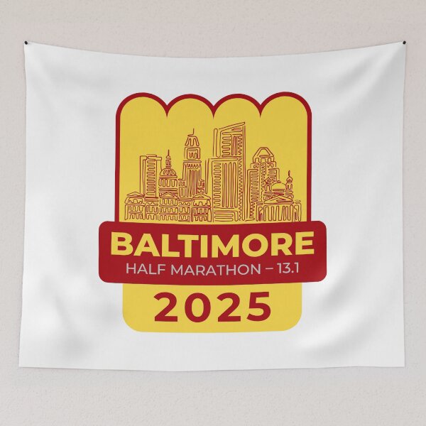 Item preview, Baltimore - Half Marathon – 13.1 - 2025 designed and sold by Moritz Schwäble.