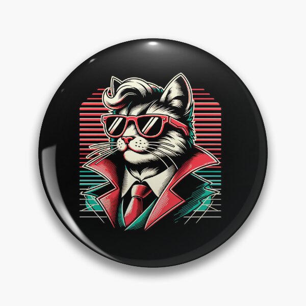 Item preview, Cool Cat in Retro Sunglasses designed and sold by Taans-Creation.