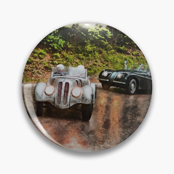 Item preview, Coches de carreras antiguos en la carrera de coches clásicos Mille Miglia designed and sold by Ermes.S.