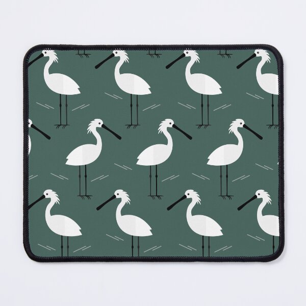 Item preview, Spoonbills on green designed and sold by reneesillus.