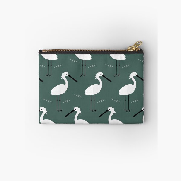 Item preview, Spoonbills on green designed and sold by reneesillus.