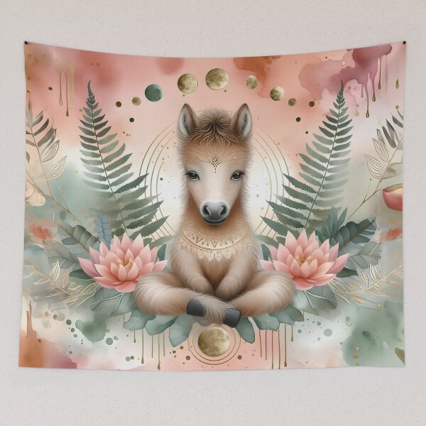 Item preview, Zen Lotus Pony designed and sold by UrbanEpiphany.