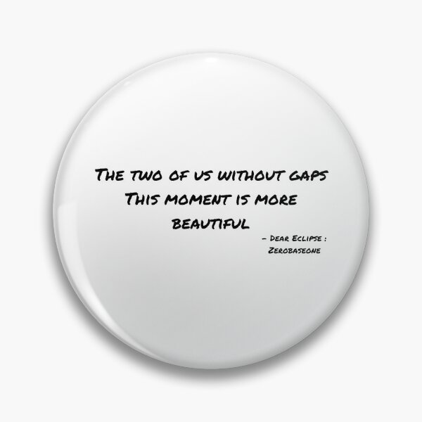 Item preview, Dear Eclipse By Zerobaseone Lyrics designed and sold by ArtRaftPro.