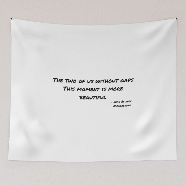 Item preview, Dear Eclipse By Zerobaseone Lyrics designed and sold by ArtRaftPro.