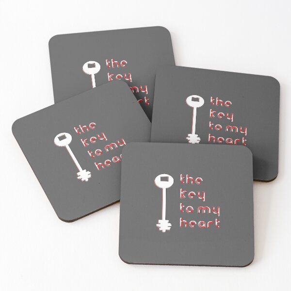 Item preview, The Key to My Heart Minimalist Love Art designed and sold by 4rpixs.