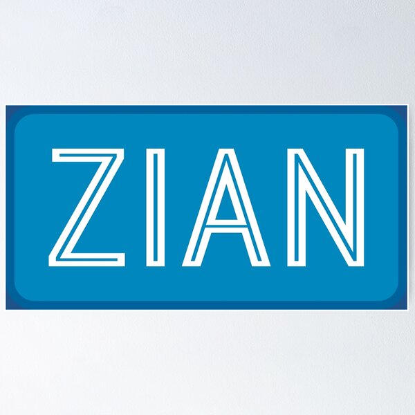 Item preview, Zian Name designed and sold by Jeallan Designs.