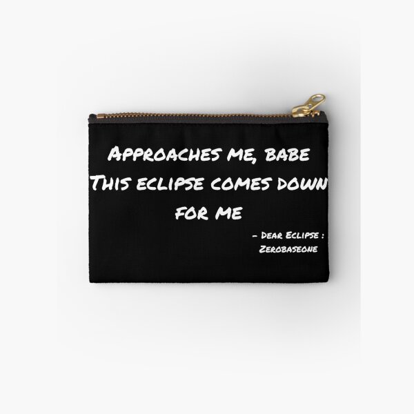 Item preview, Dear Eclipse By Zerobaseone Lyrics designed and sold by ArtRaftPro.