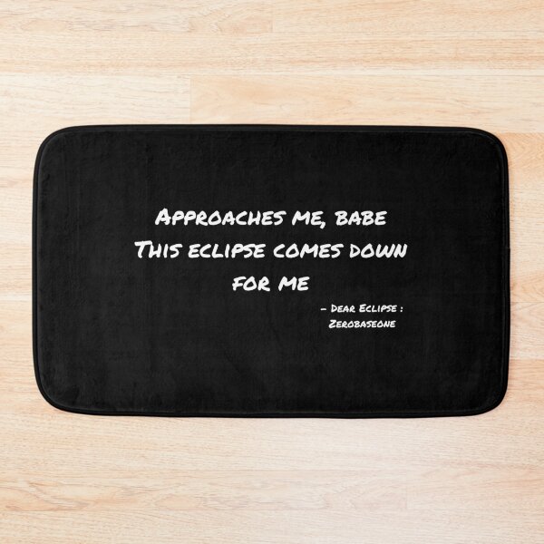 Item preview, Dear Eclipse By Zerobaseone Lyrics designed and sold by ArtRaftPro.