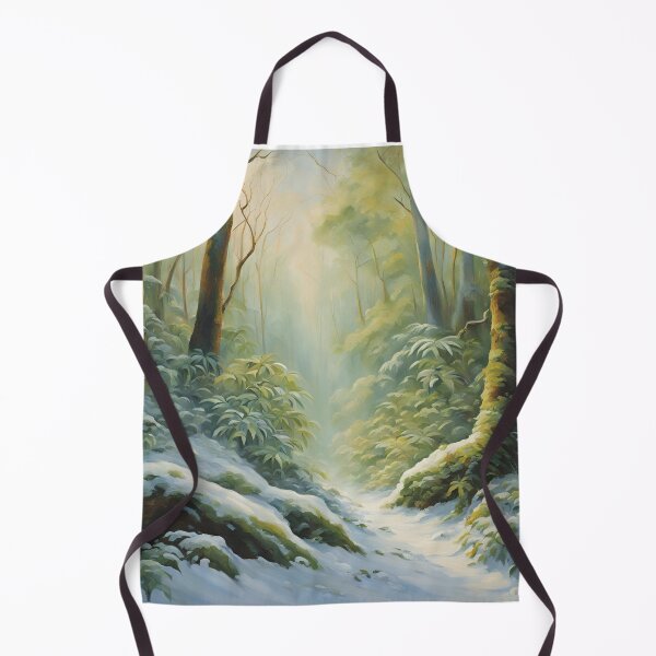 Item preview, Tranquil Winter Forest Path with Soft Sunlight designed and sold by RaiyaTees.