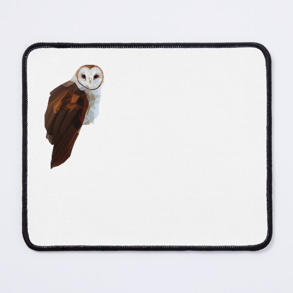 Item preview, Low Poly Barn Owl – Geometric Wildlife Art designed and sold by OrangePoly.