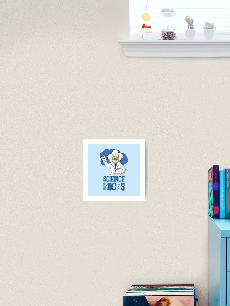Thumbnail 2 von 3, Kunstdruck, Science Rocks designt und verkauft von Fanverse Merchandise.