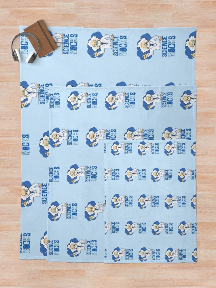 Thumbnail 5 of 6, Throw Blanket, Science Rocks designed and sold by Fanverse Merchandise.