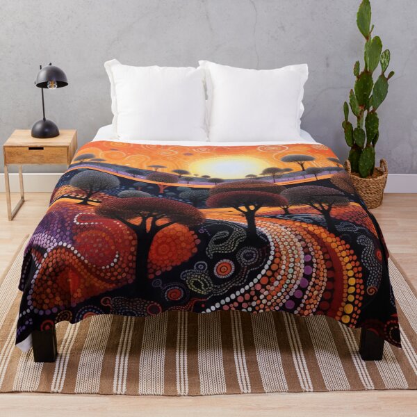 Item preview, Aboriginal Inspired Dot Art - Magic Way designed and sold by GrinGalore.