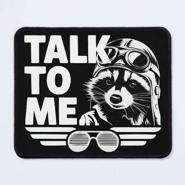 Item preview, Raccoon Pilot - Talk to Me designed and sold by RebeccaRe.