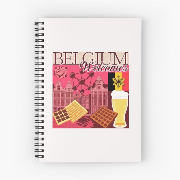 Item preview, Belgium Welcomes Flag Map designed and sold by AnimalsDH305.