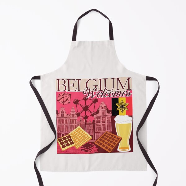 Item preview, Belgium Welcomes Flag Map designed and sold by AnimalsDH305.