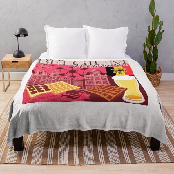 Item preview, Belgium Welcomes Flag Map designed and sold by AnimalsDH305.