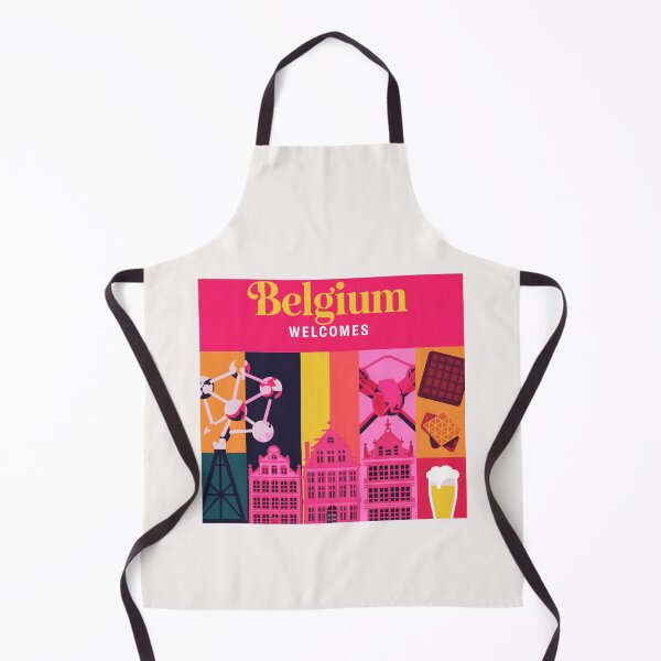 Item preview, Belgium Welcomes Flag Map designed and sold by AnimalsDH305.