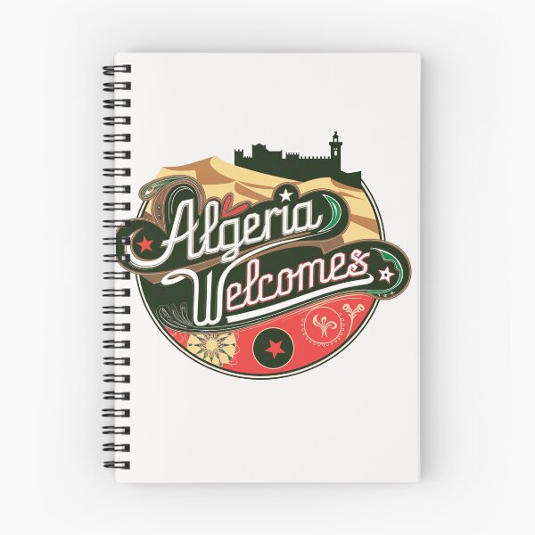 Item preview, ALGERIA WELCOMES FLAG MAP designed and sold by AnimalsDH305.