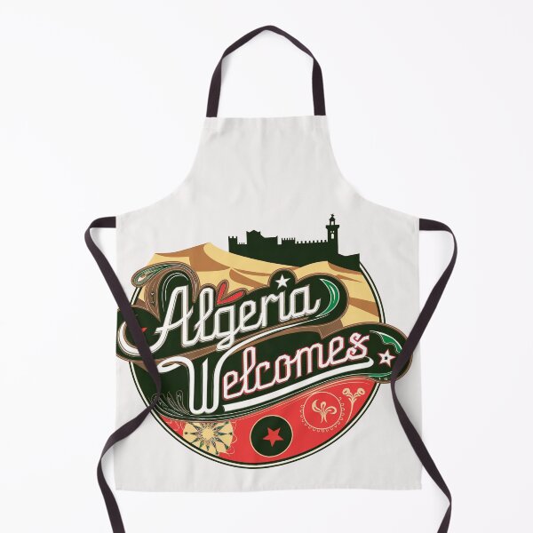 Item preview, ALGERIA WELCOMES FLAG MAP designed and sold by AnimalsDH305.