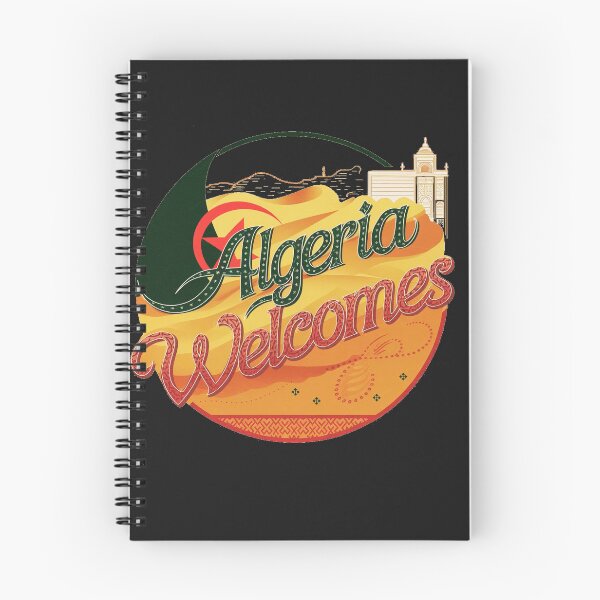 Item preview, ALGERIA WELCOMES FLAG MAP designed and sold by AnimalsDH305.
