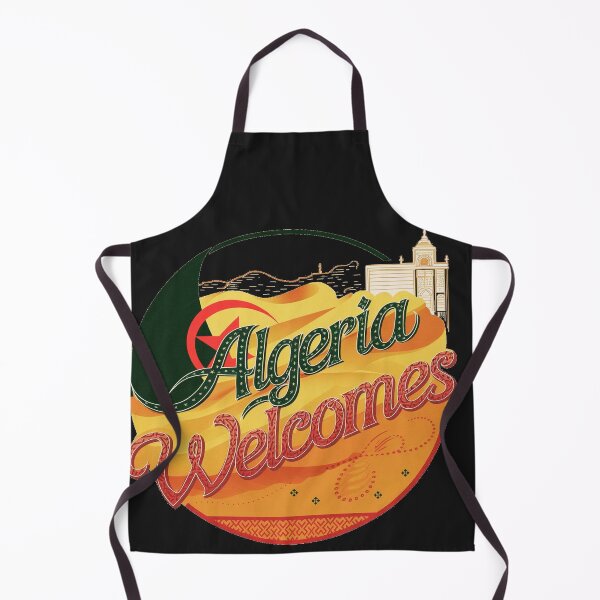 Item preview, ALGERIA WELCOMES FLAG MAP designed and sold by AnimalsDH305.