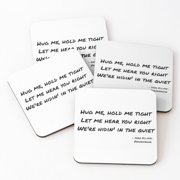 Item preview, Dear Eclipse By Zerobaseone Lyrics designed and sold by ArtRaftPro.