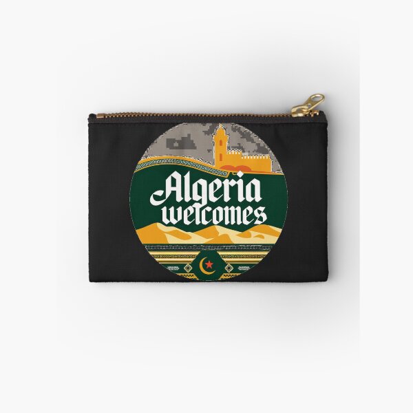 Item preview, ALGERIA WELCOMES FLAG MAP designed and sold by AnimalsDH305.