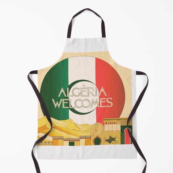 Item preview, ALGERIA WELCOMES FLAG MAP designed and sold by AnimalsDH305.