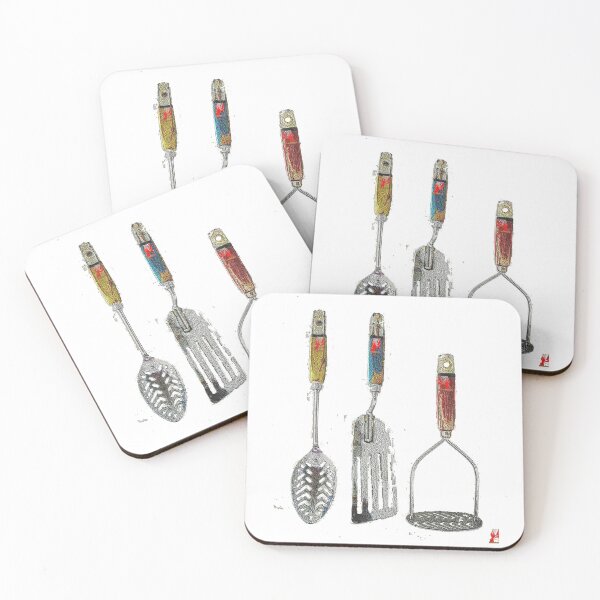 Item preview, Retro Kitchen Utensils  designed and sold by designbywhacky.