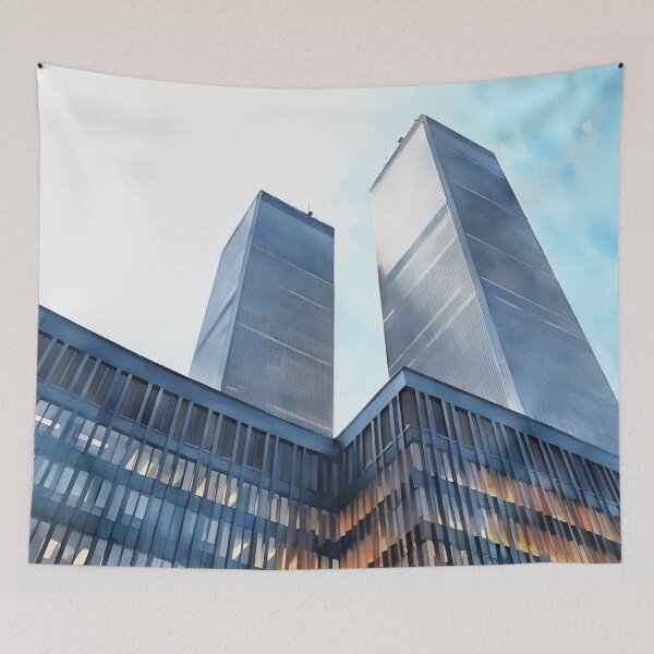 Item preview, Behind Building Five designed and sold by RCWatercolours.