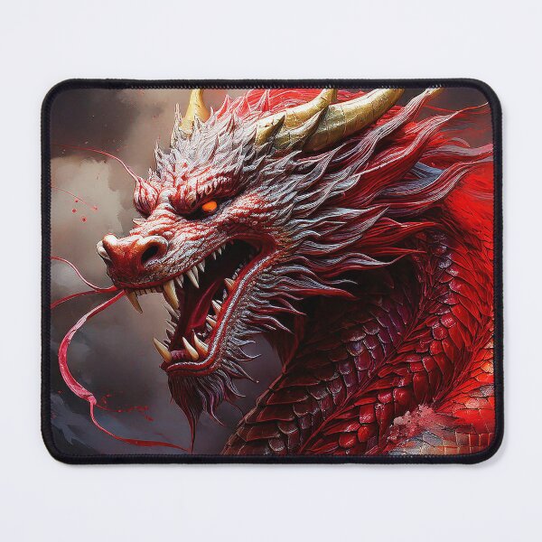 Item preview, Red Dragon Illustration designed and sold by NordicBadger.