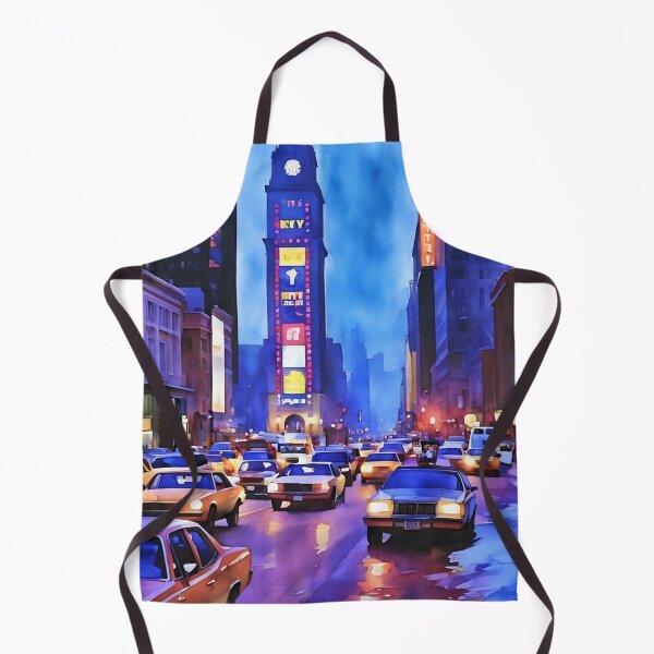 Item preview, First Snow in Times Square designed and sold by RCWatercolours.