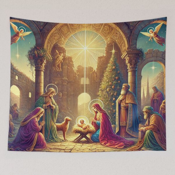 Item preview, The Adoration of the Magi – Merry Christmas designed and sold by Sigtrix.